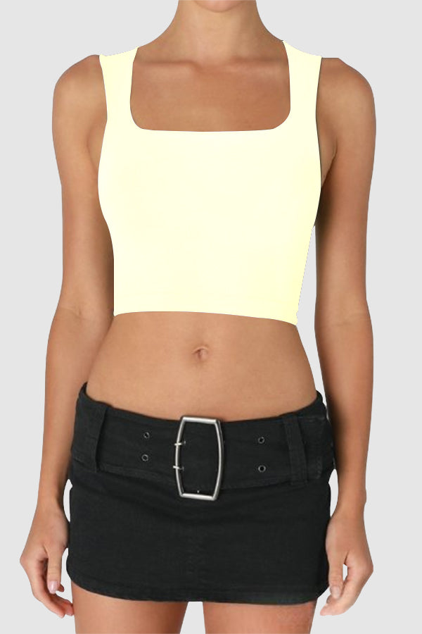 Clean Line Square Neck Top